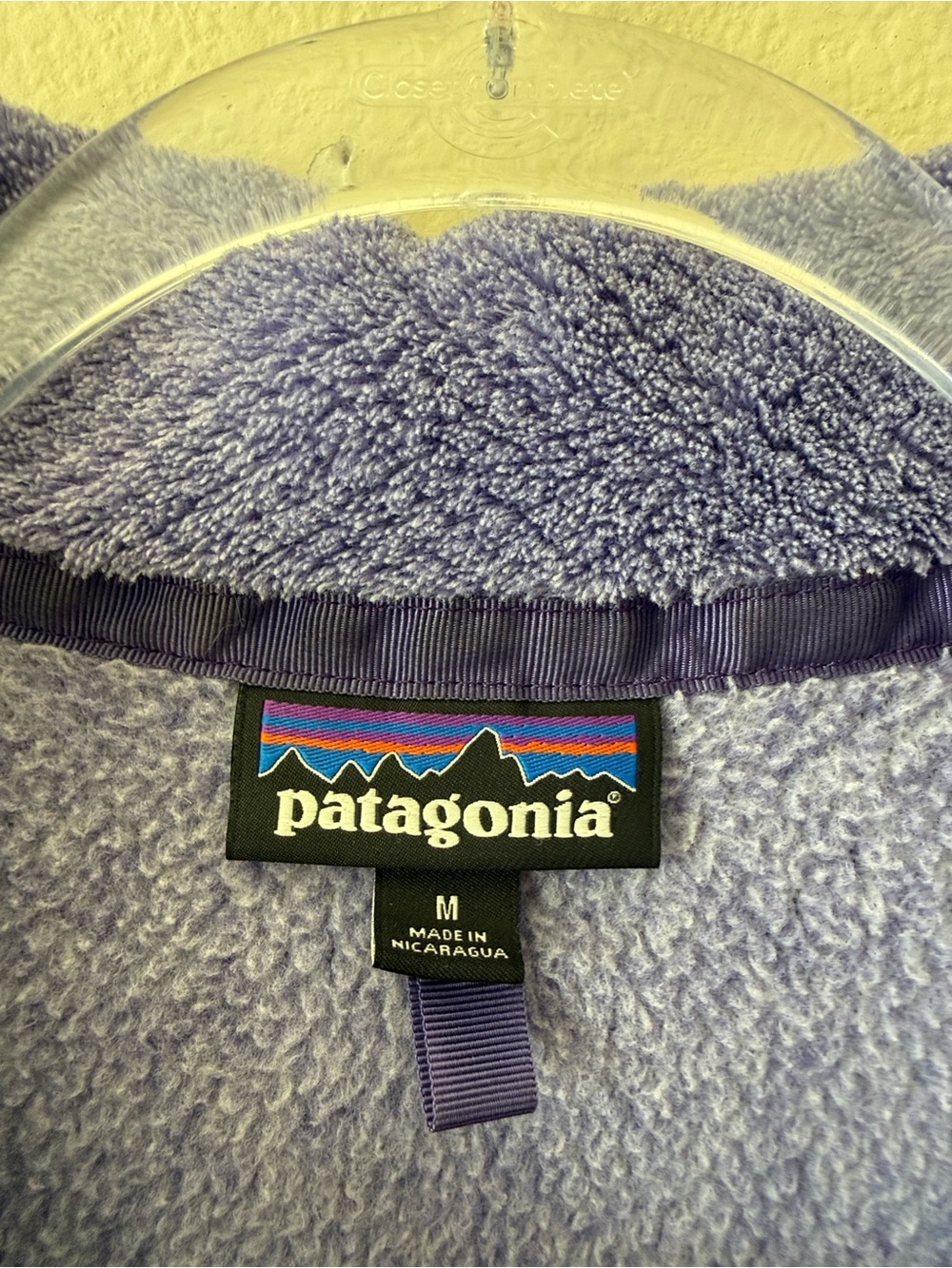 Vintage Patagonia Purple Synchilla Snap T Fleece Pullover - Picture 11 of 12